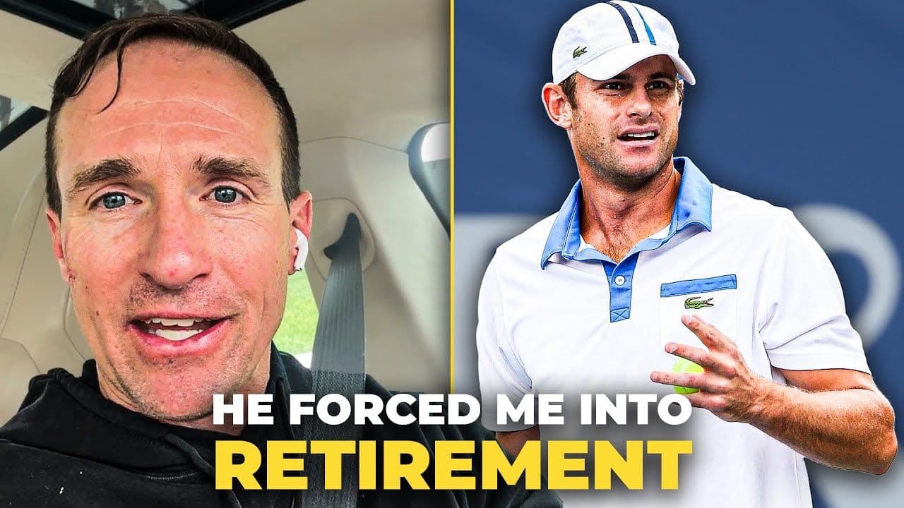 How Andy Roddick Made Drew Brees QUIT Tennis For Football