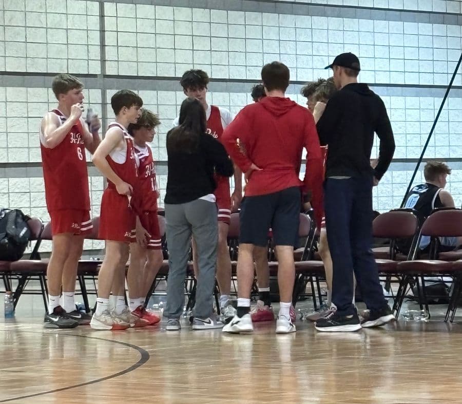 Coach M and the team