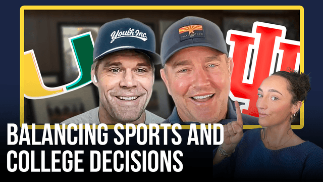 For anyone balancing sports and college decisions. Youth Inc's Shelby Bumgarner reacts to Greg and Kirk's conversation about what really matters when picking a school.